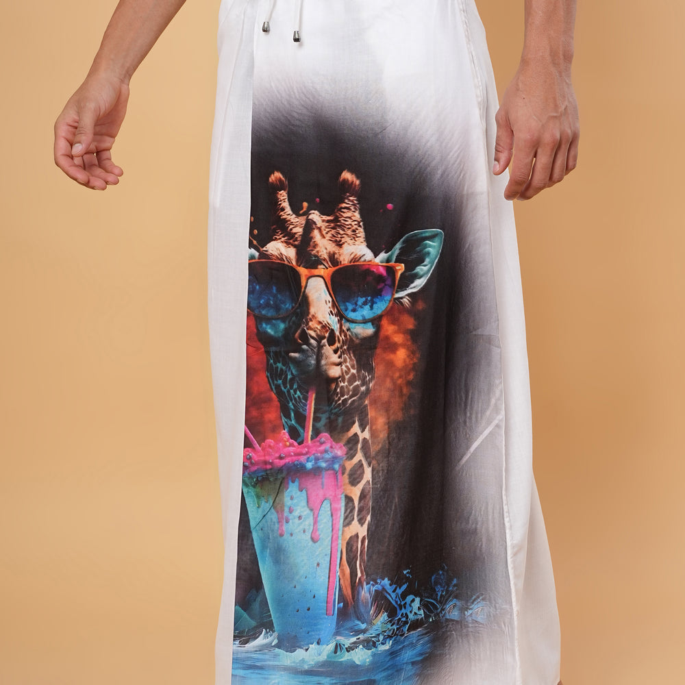 
                      
                        Cool Giraffe Kurta Pajamalungi Set
                      
                    