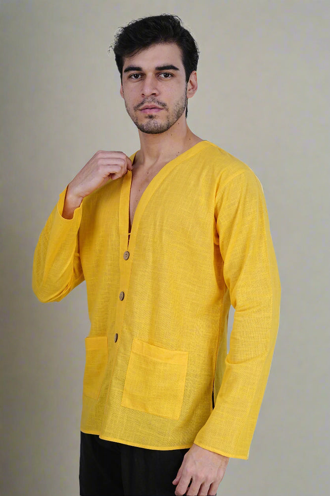 
                      
                        Yellow Elegance Kurta
                      
                    