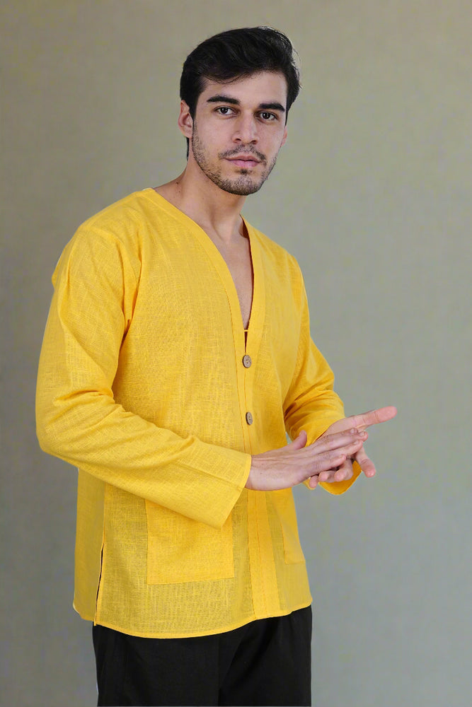 
                      
                        Yellow Elegance Kurta
                      
                    