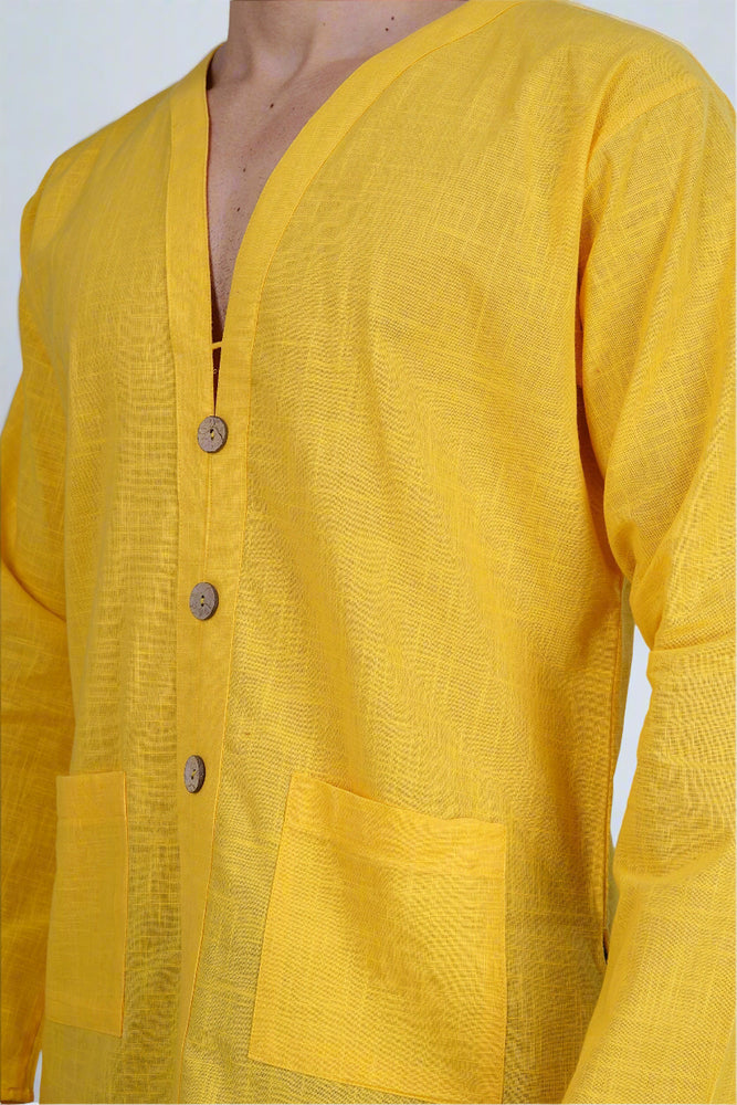 
                      
                        Yellow Elegance Kurta
                      
                    