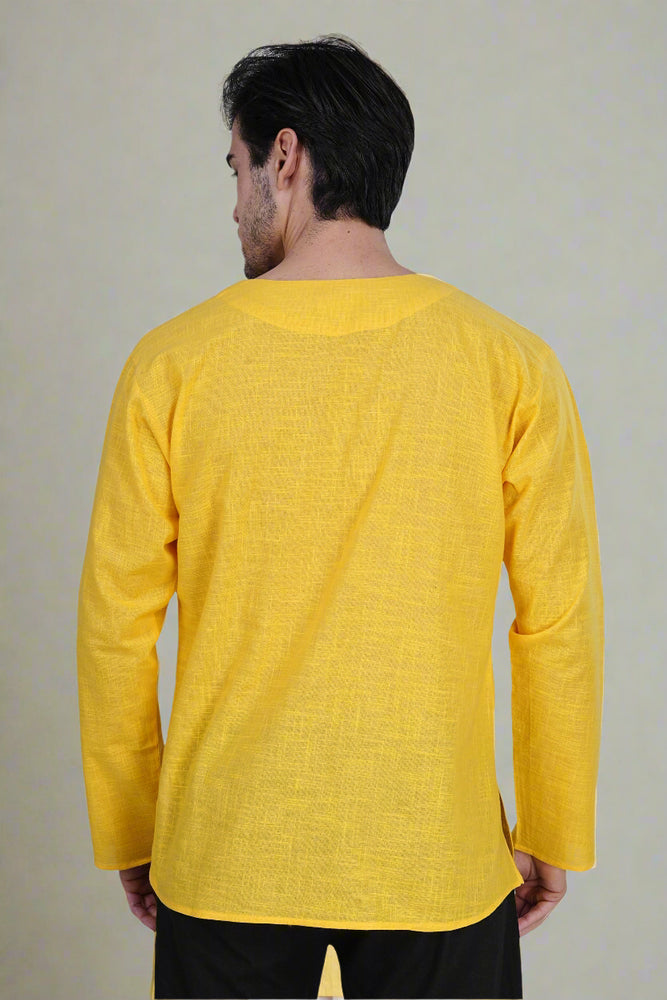 
                      
                        Yellow Elegance Kurta
                      
                    