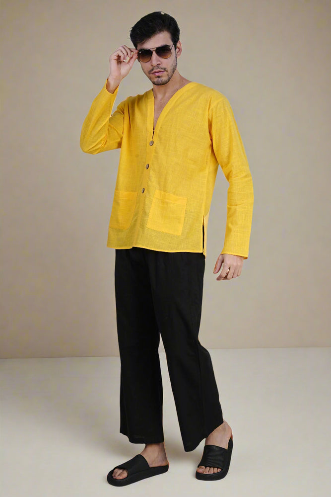 Yellow Elegance Kurta