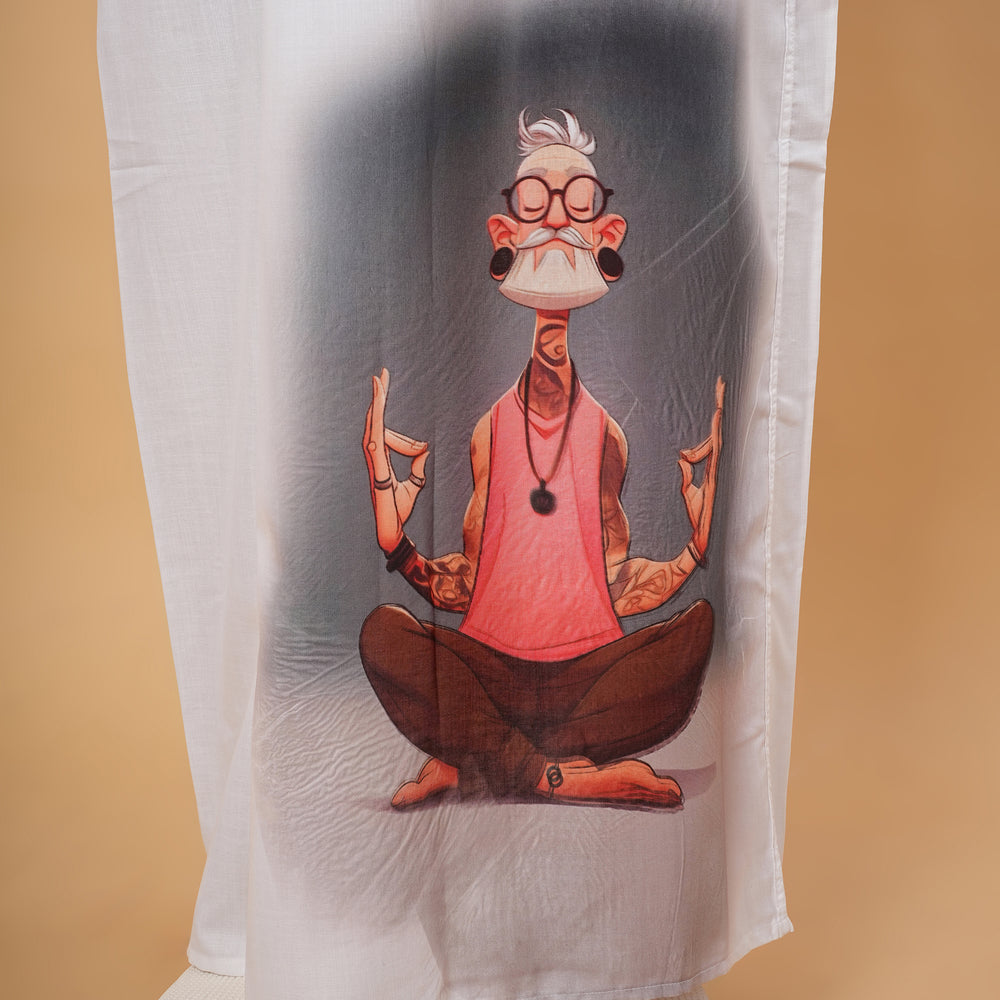 
                      
                        Peaceful Flamingo Kurta Pajamalungi Set
                      
                    