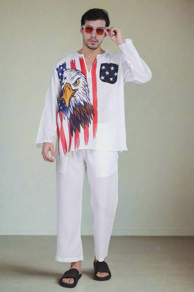 
                      
                        Eagle Freedom Kurta Pajama Set
                      
                    