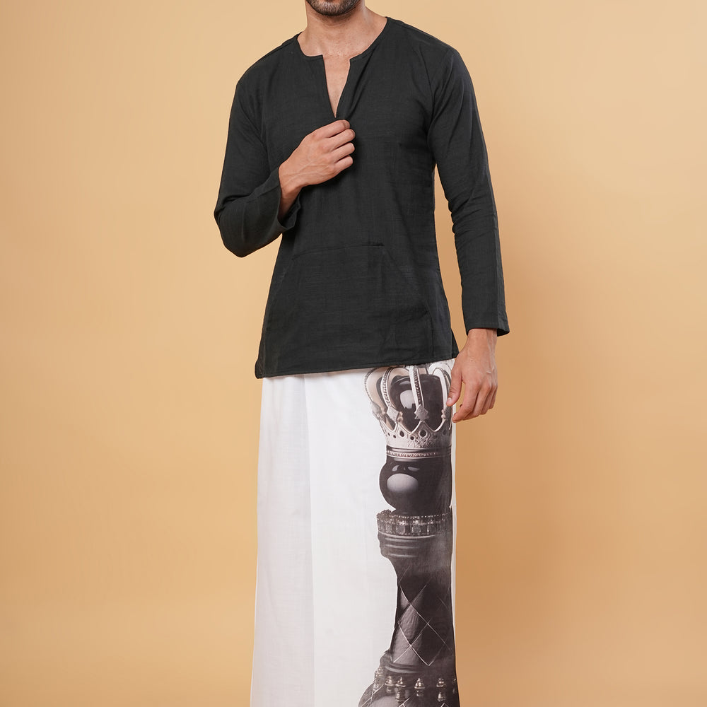 
                      
                        Checkmate Kurta Pajamalungi Set
                      
                    