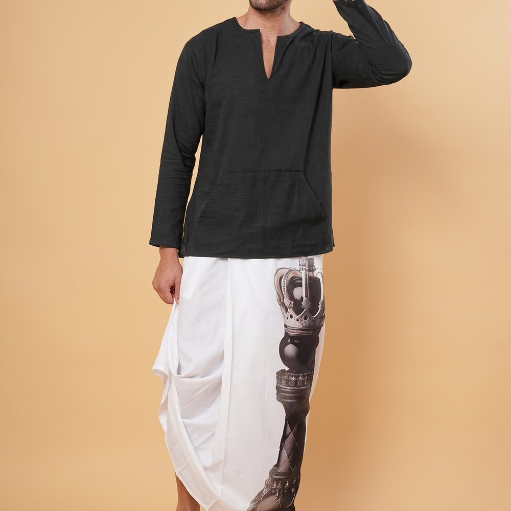 
                      
                        Checkmate Kurta Pajamalungi Set
                      
                    