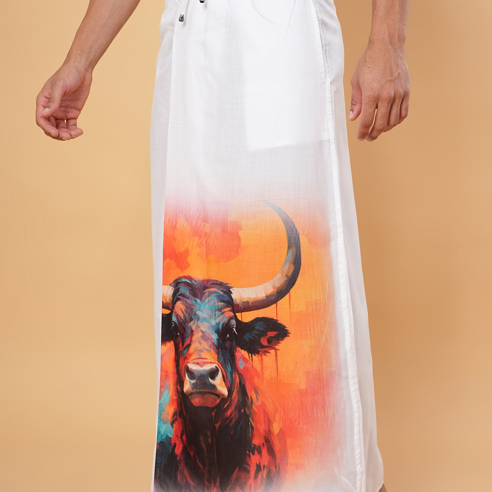 
                      
                        Bull Art Kurta Pajamalungi Set
                      
                    