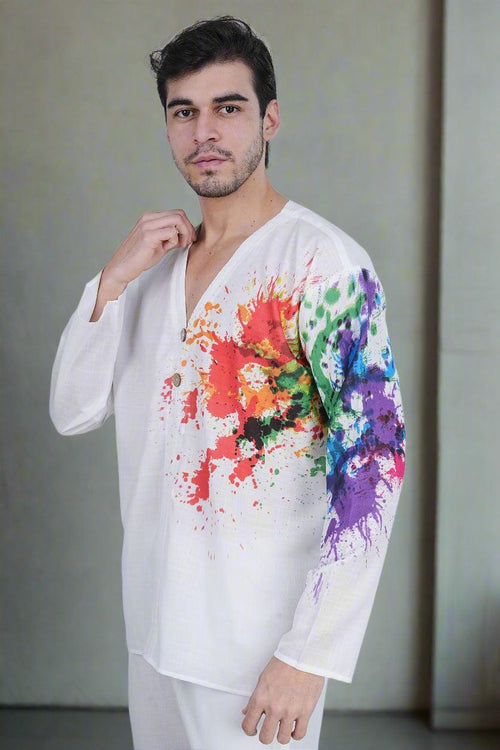 Inkflow Kurta - Nirmal Online