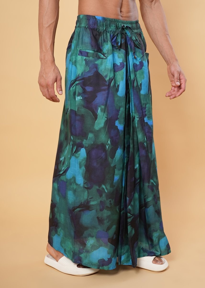 Abstract Aqua  Pajamalungi