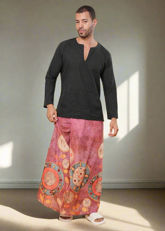 Earthy Pink Ethnic  Pajamalungi