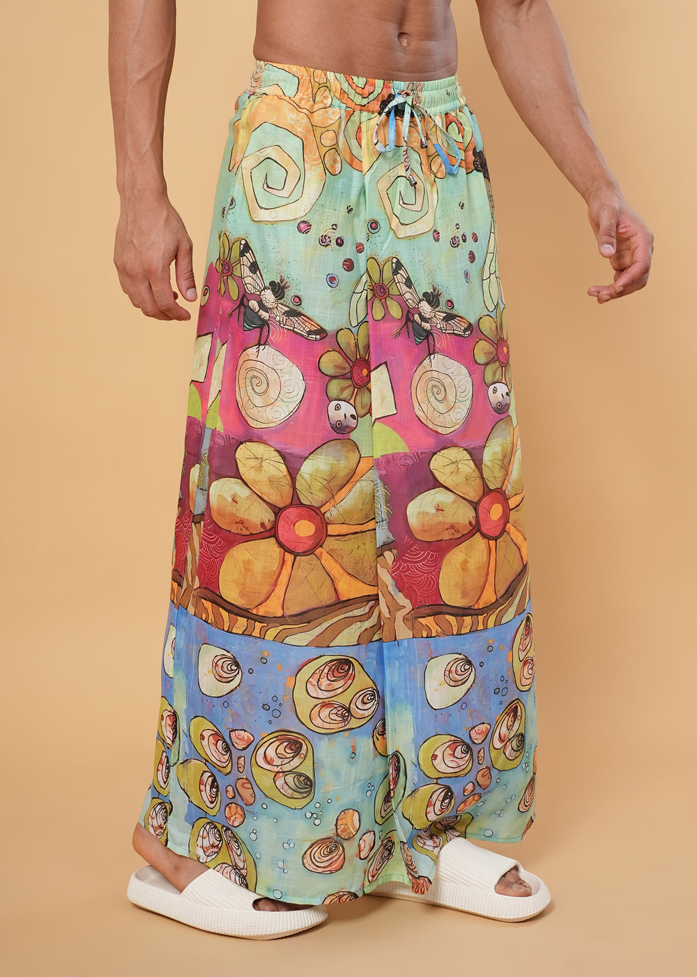 Boho Floral & Ocean Shell  Pajamalungi
