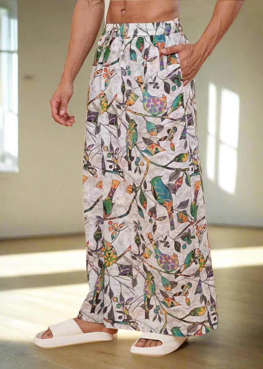 Boho Birdscape Pajamalungi