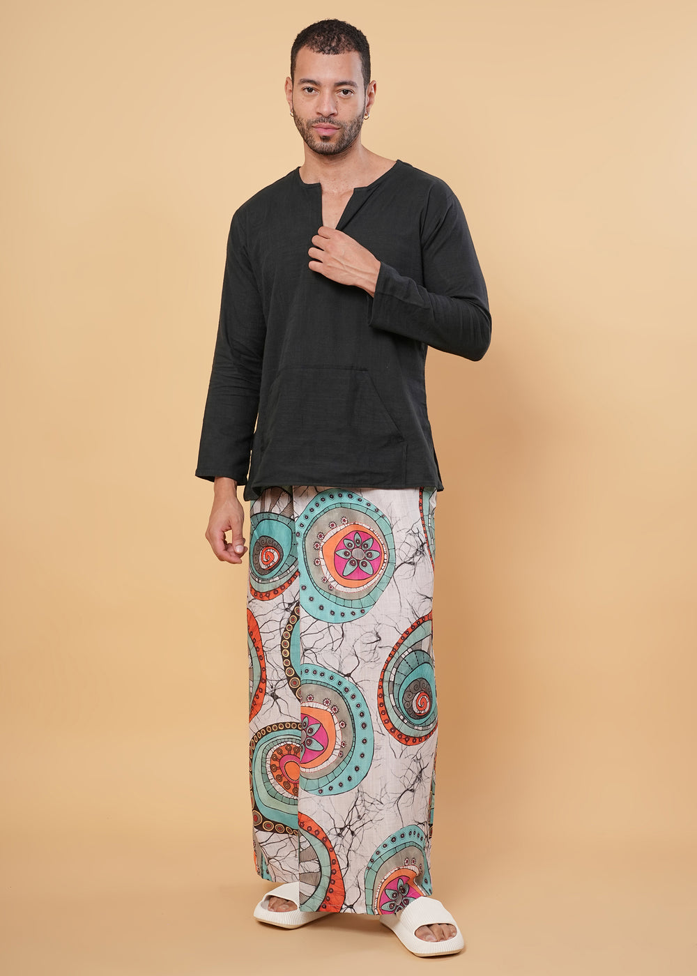 Mystic Mandala Kurta Pajamalungi Set