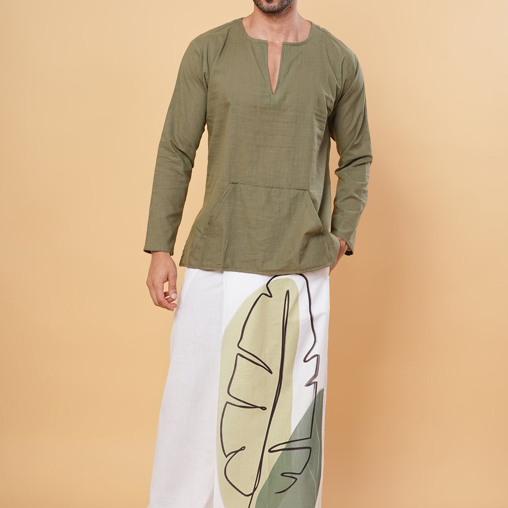 
                      
                        Leafline Kurta Pajamalungi Set
                      
                    