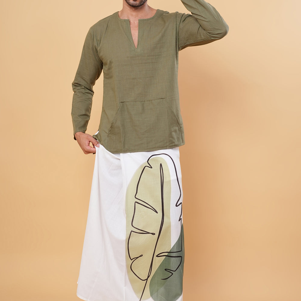 
                      
                        Leafline Kurta Pajamalungi Set
                      
                    