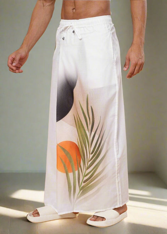 Sun & Leaf Wrap Pajamalungi