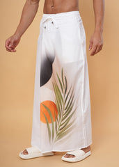 Sun & Leaf Wrap Pajamalungi