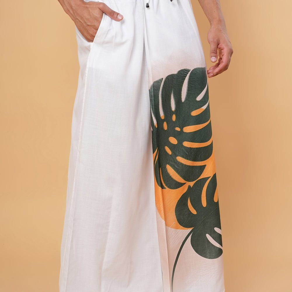 
                      
                        Sunset Jungle Wrap Kurta Pajamalungi Set
                      
                    