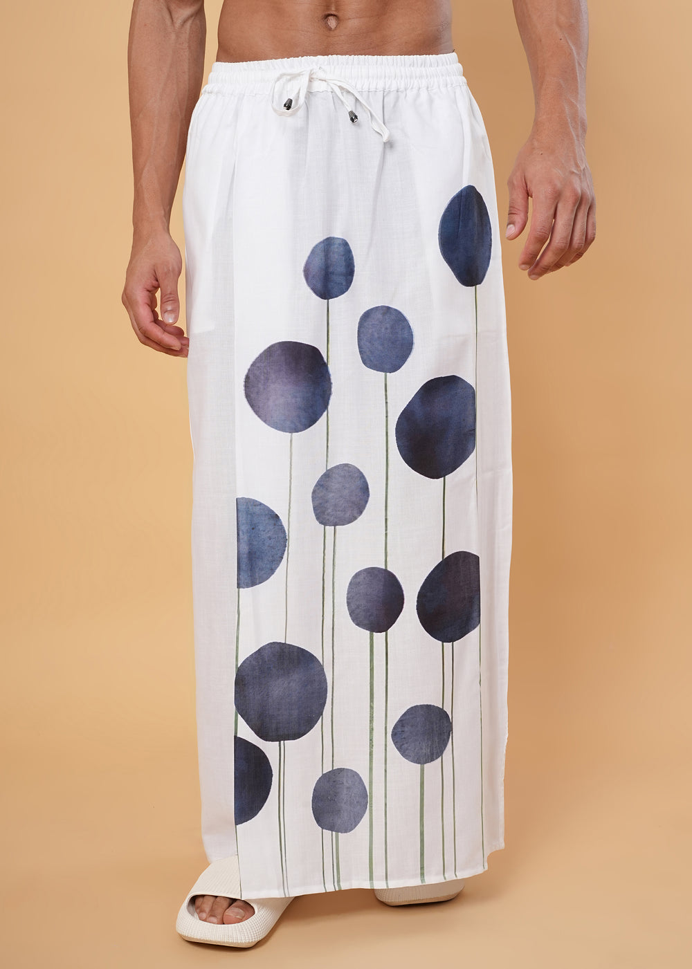 Navy Blossom Pajamalungi