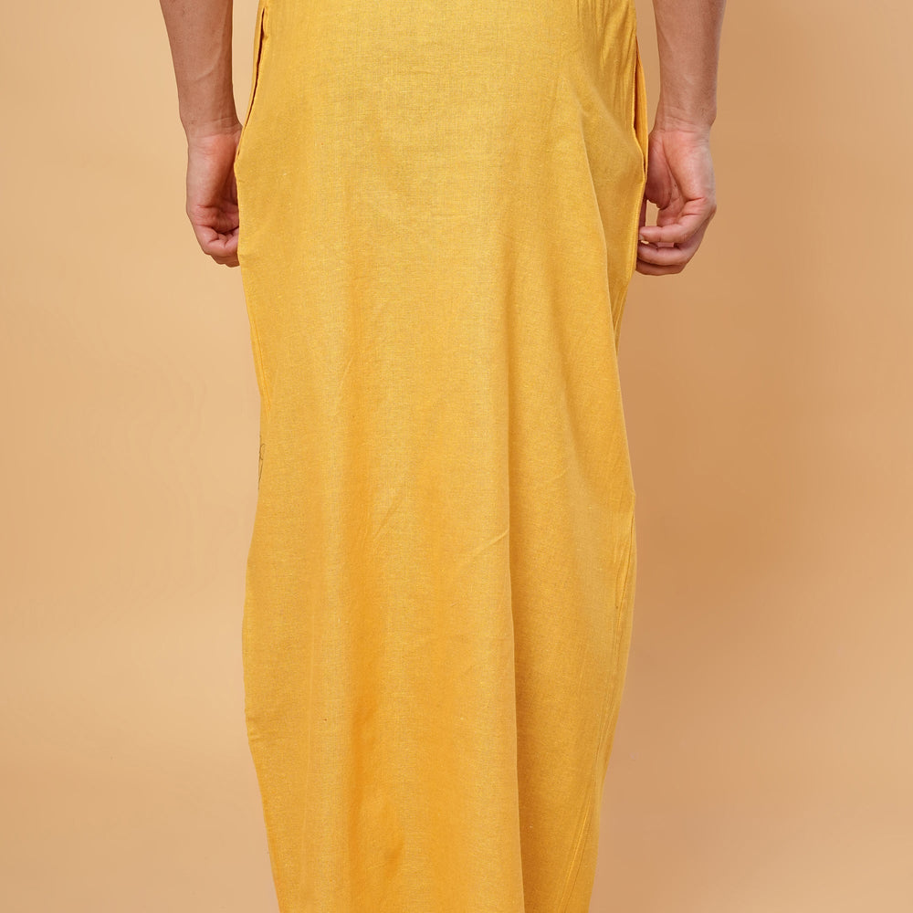 
                      
                        Mustard Floral Printed Kurta
                      
                    