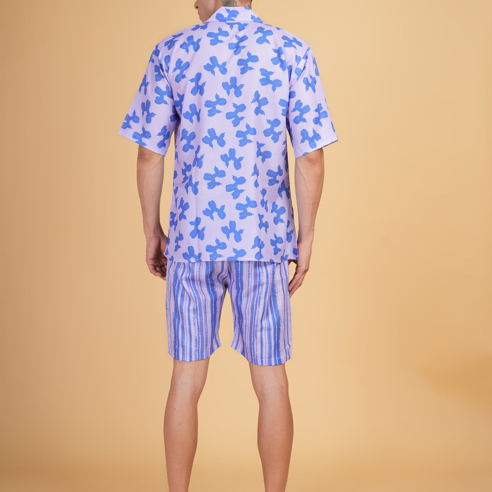 Indigo Bloom shorts