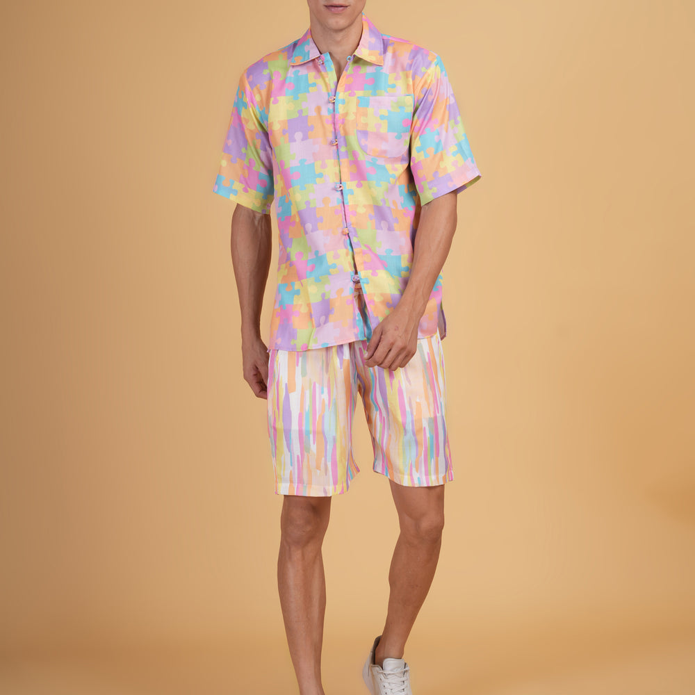 Pastel Puzzle Short