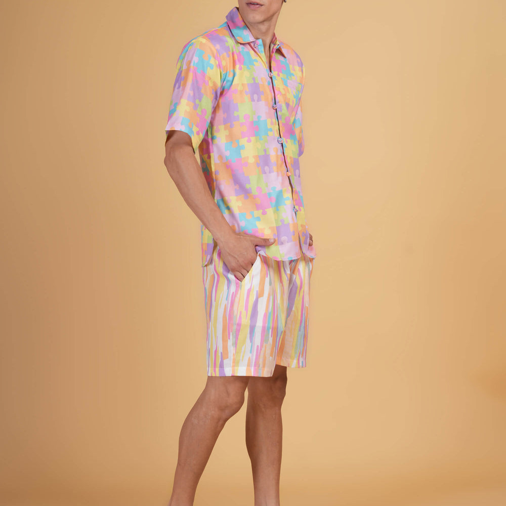 
                      
                        Pastel Puzzle Shirt
                      
                    