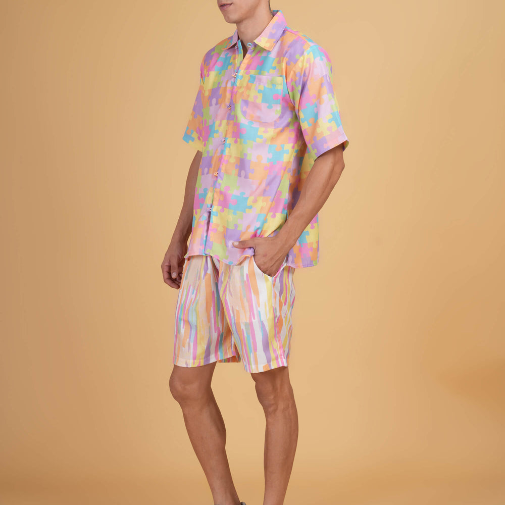 
                      
                        Pastel Puzzle Shirt
                      
                    