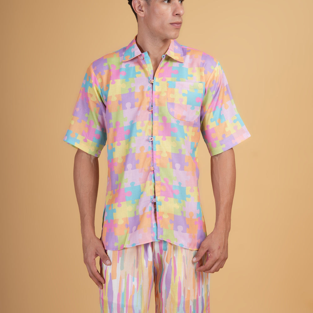 
                      
                        Pastel Puzzle Short
                      
                    