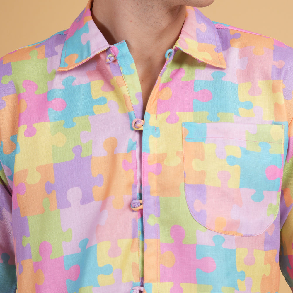Pastel Puzzle Shirt