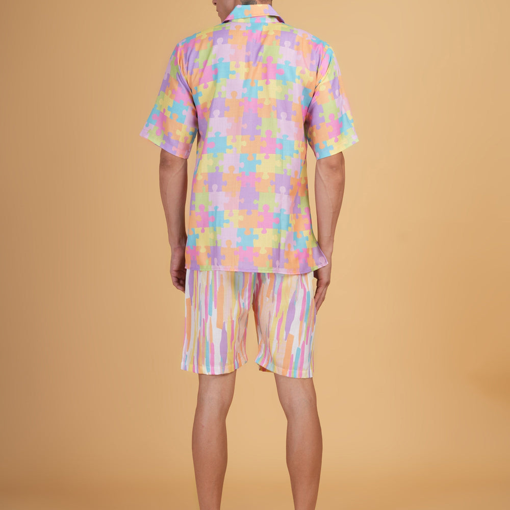 
                      
                        Pastel Puzzle Short
                      
                    