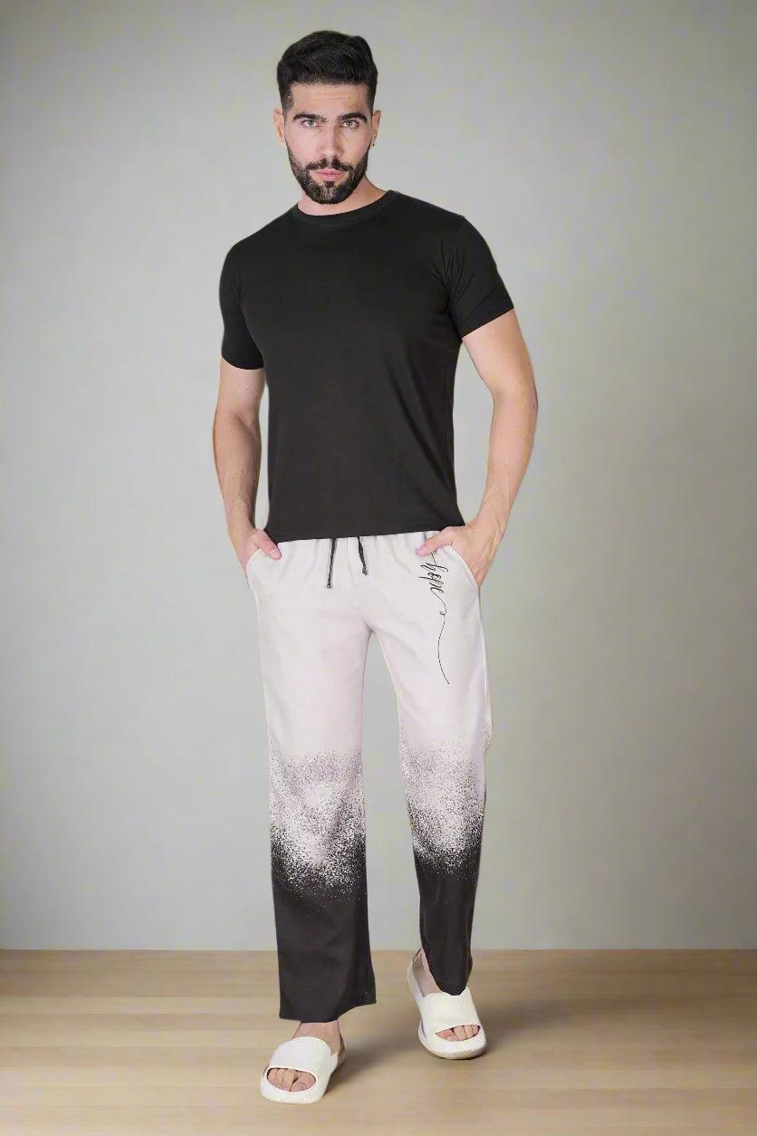 Monochrome Mist Men's Pajama - Nirmal Online