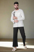 Shadow Embrace Kurta Pajama Set