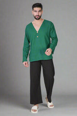 Emerald Ease Kurta Pajama Set