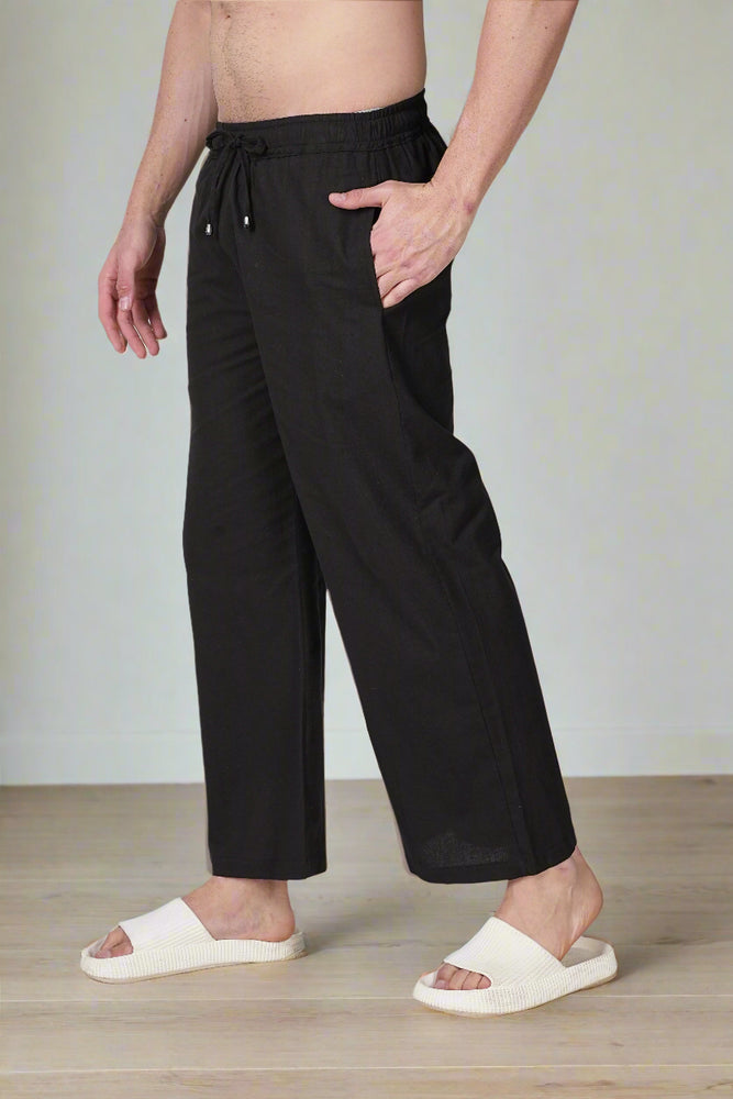 
                      
                        Black Cotton Pajama
                      
                    