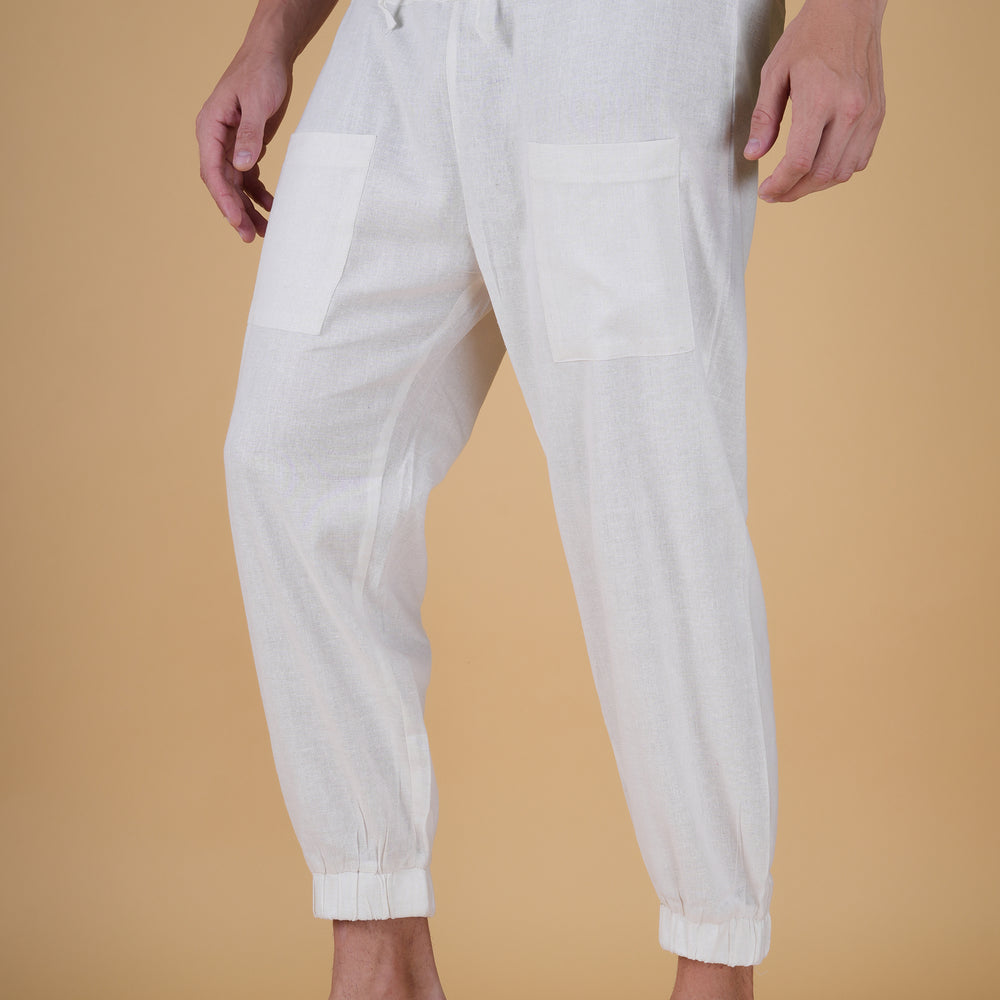 
                      
                        White Cotton Pajama
                      
                    