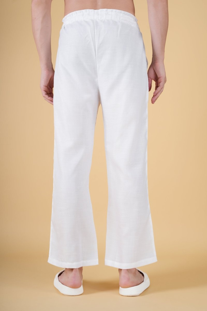 Floral Print White Pajama