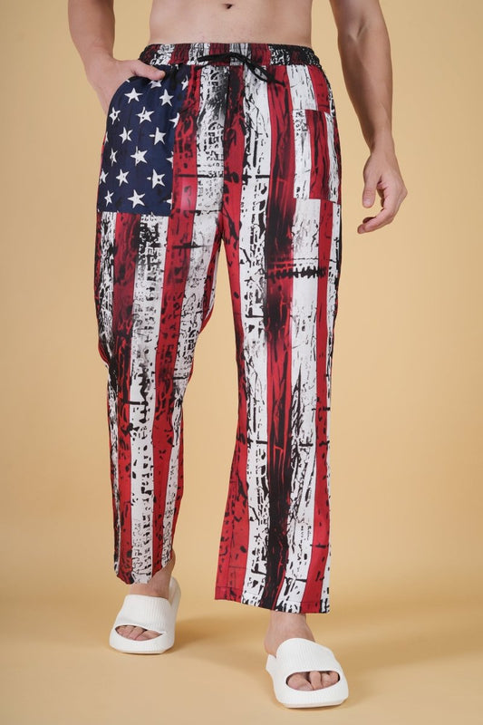 Star And Stripe Printe Pajama