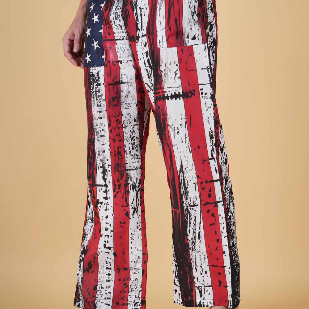 
                      
                        Star And Stripe Printe Pajama
                      
                    