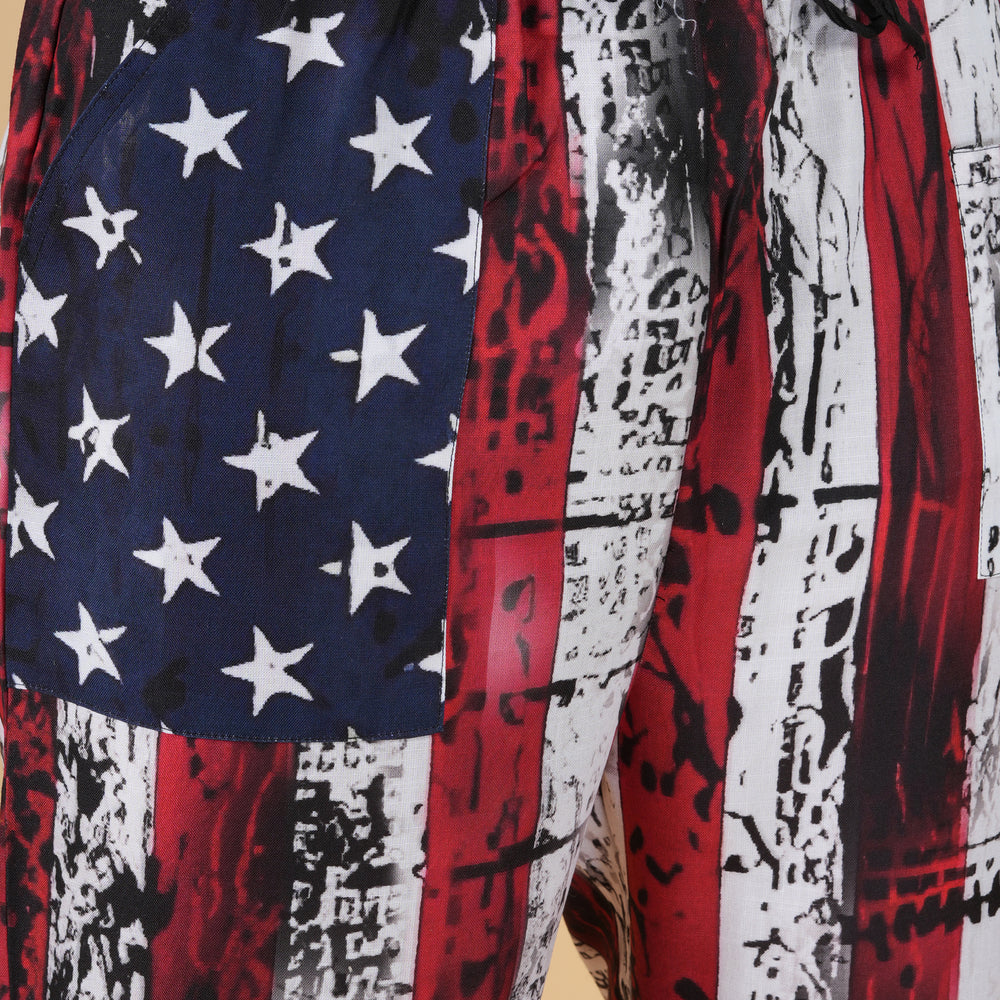 
                      
                        Star And Stripe Printe Pajama
                      
                    
