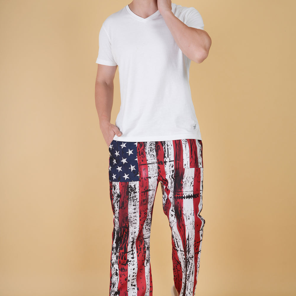 Star And Stripe Printe Pajama