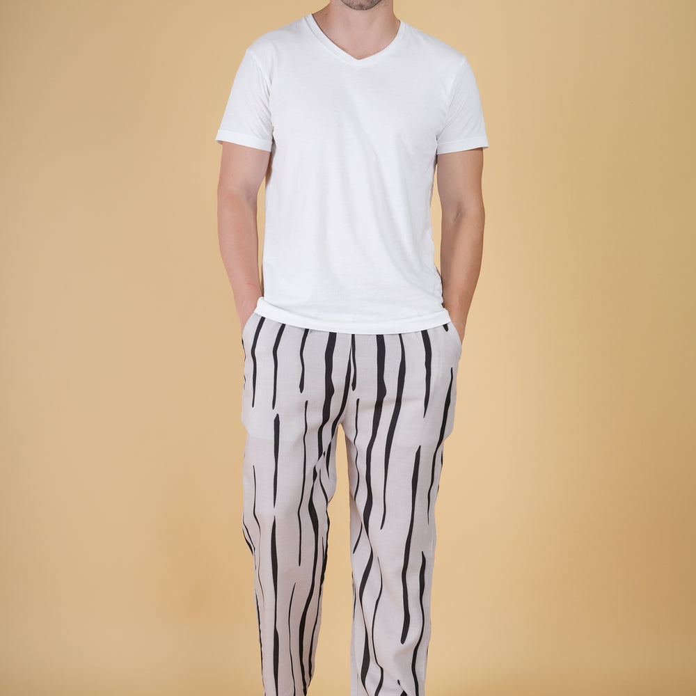 Minimalist Long Stripe Pajama