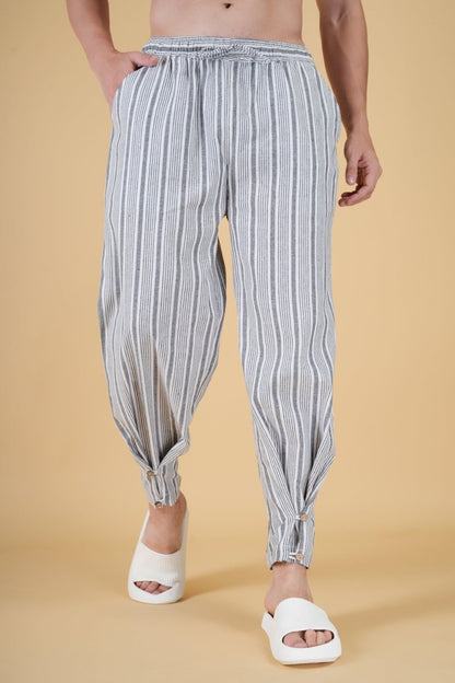 Grey Stripe Jogger Pajama