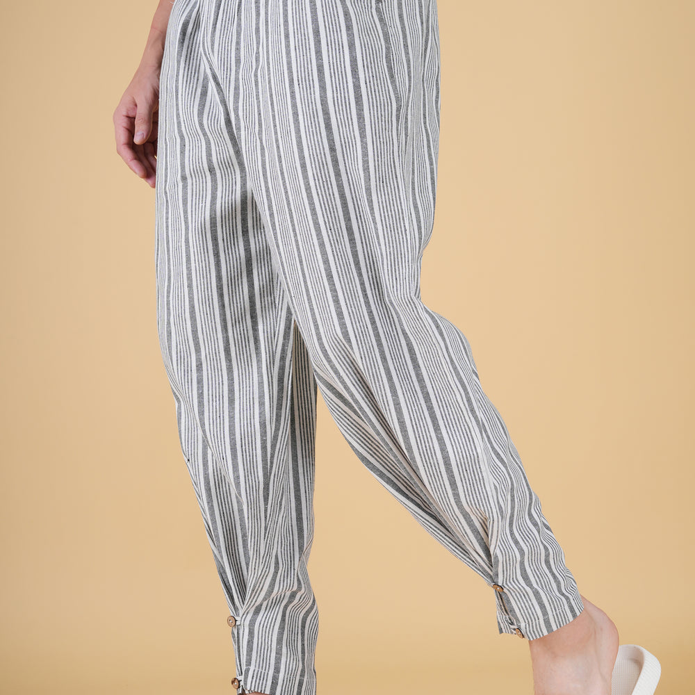 
                      
                        Grey Stripe Jogger Pajama
                      
                    