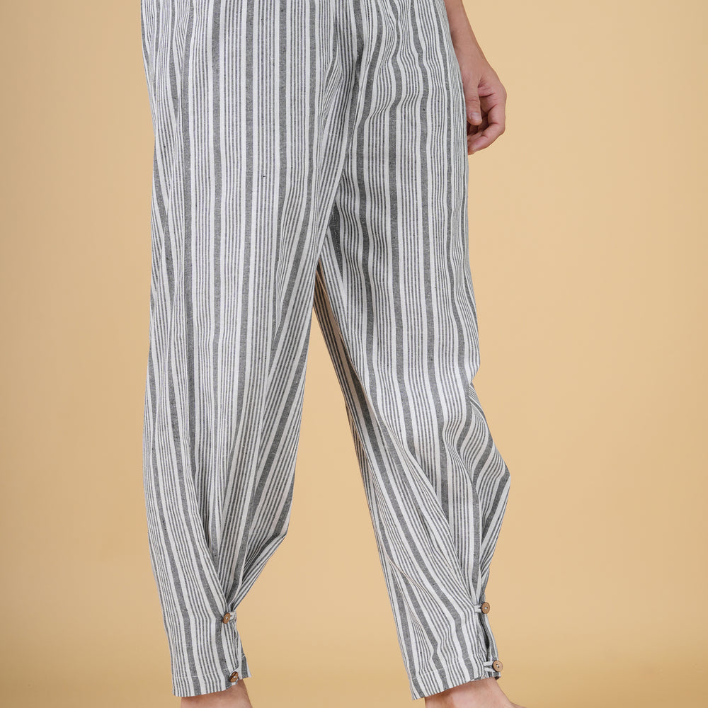 
                      
                        Grey Stripe Jogger Pajama
                      
                    