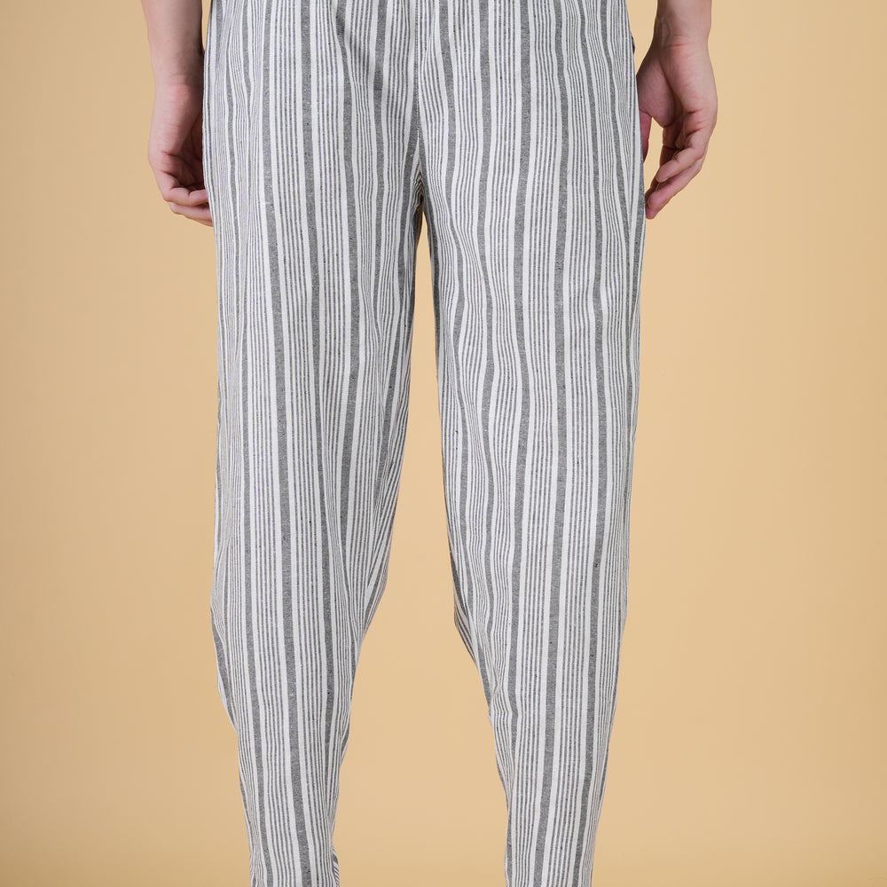 
                      
                        Grey Stripe Jogger Pajama
                      
                    