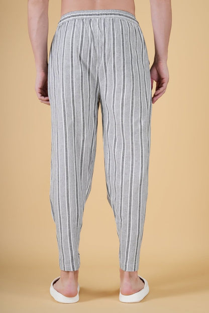 Grey Stripe Jogger Pajama