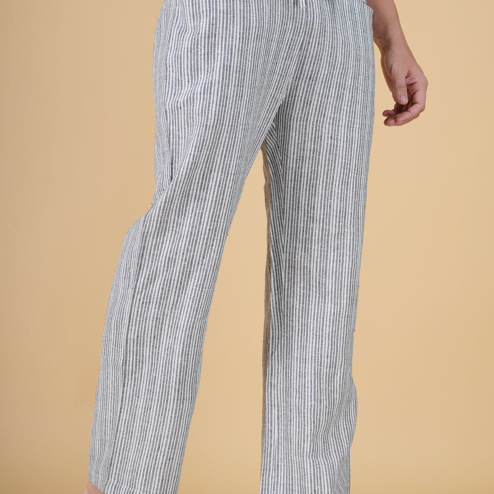 
                      
                        Grey Stripe Pajama
                      
                    