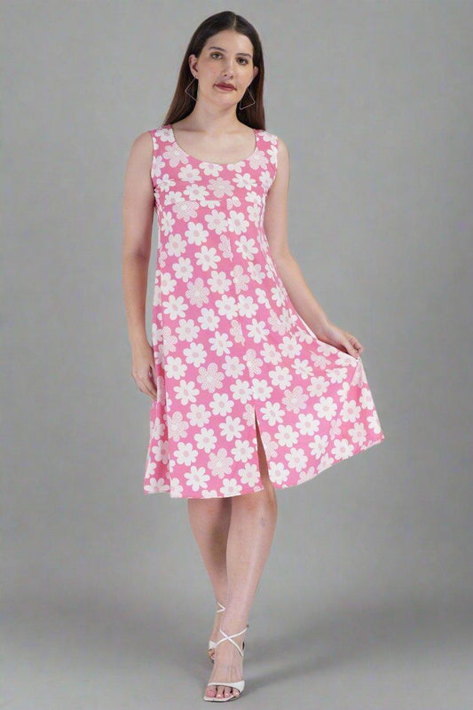 Blossom Charm Sleeveless Dress