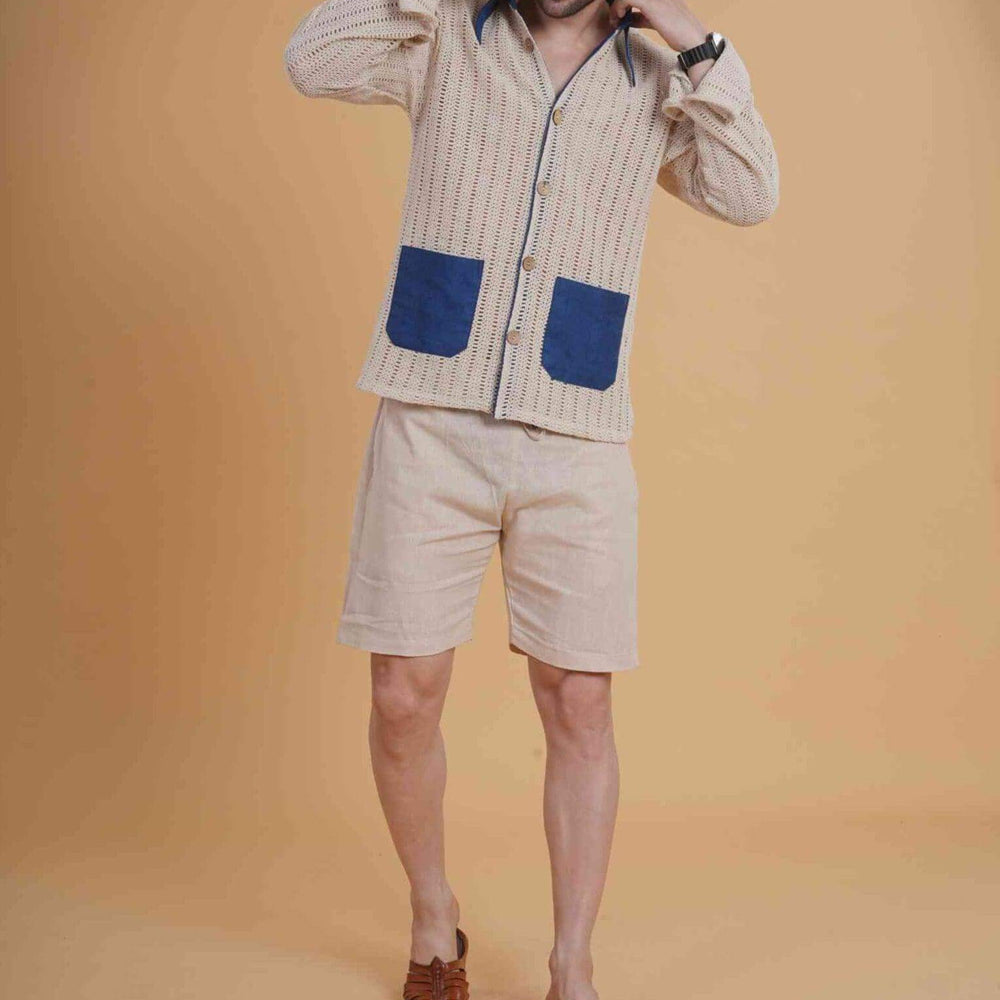 
                      
                        Crochet Calm Shirt & Short Set
                      
                    